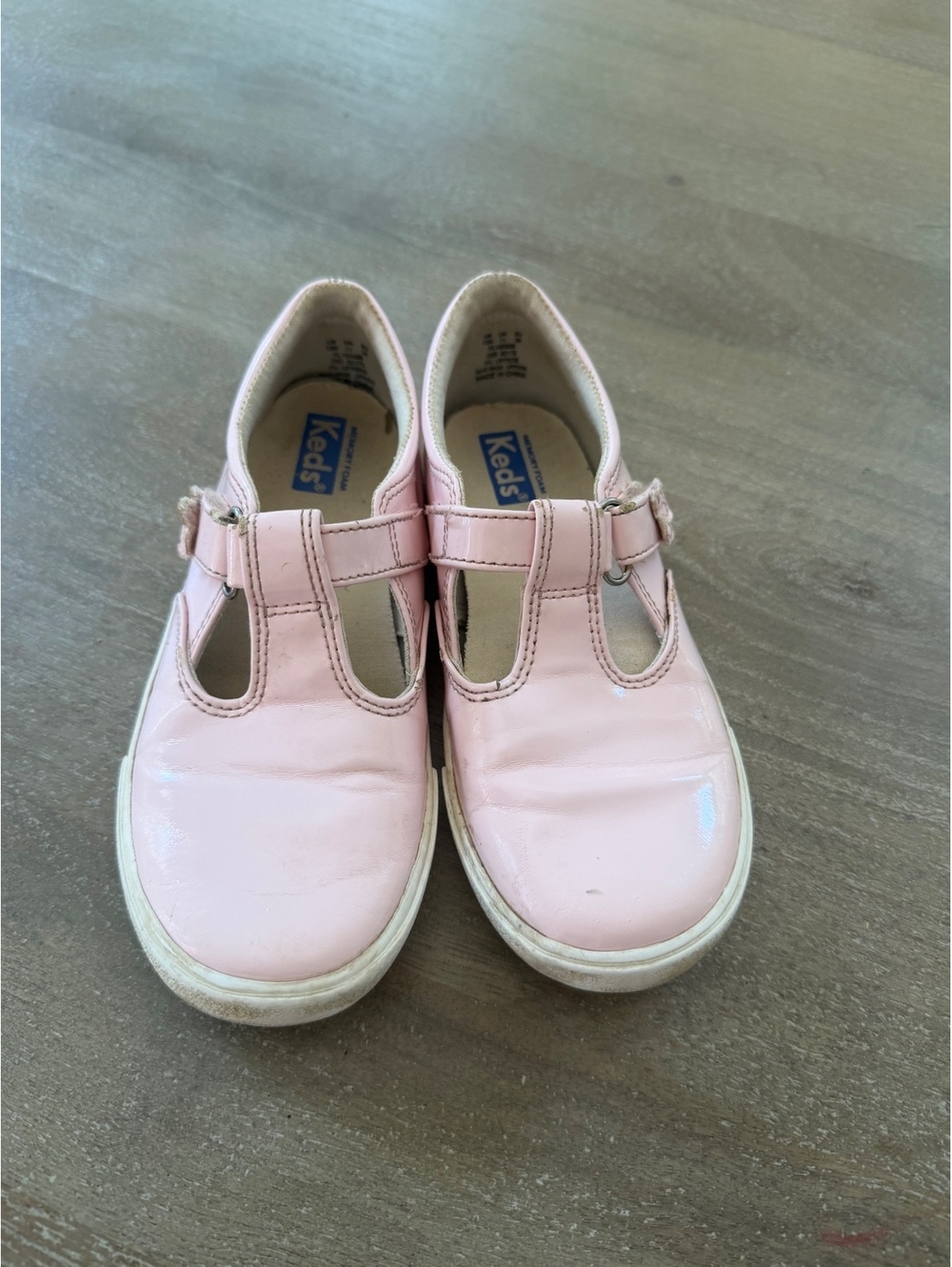 Keds Girls Pink T-Strap Mary Jane Shoes Size 12M